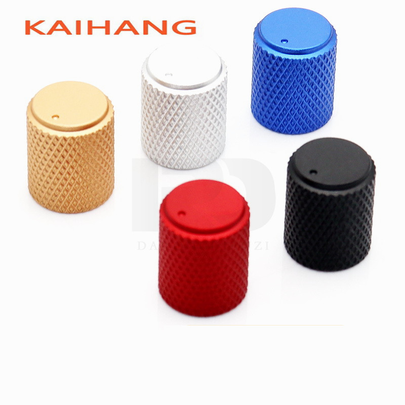 Cabinet Knob Round - 1PCS 12.5×15mm Precision machining knurl Aluminum
