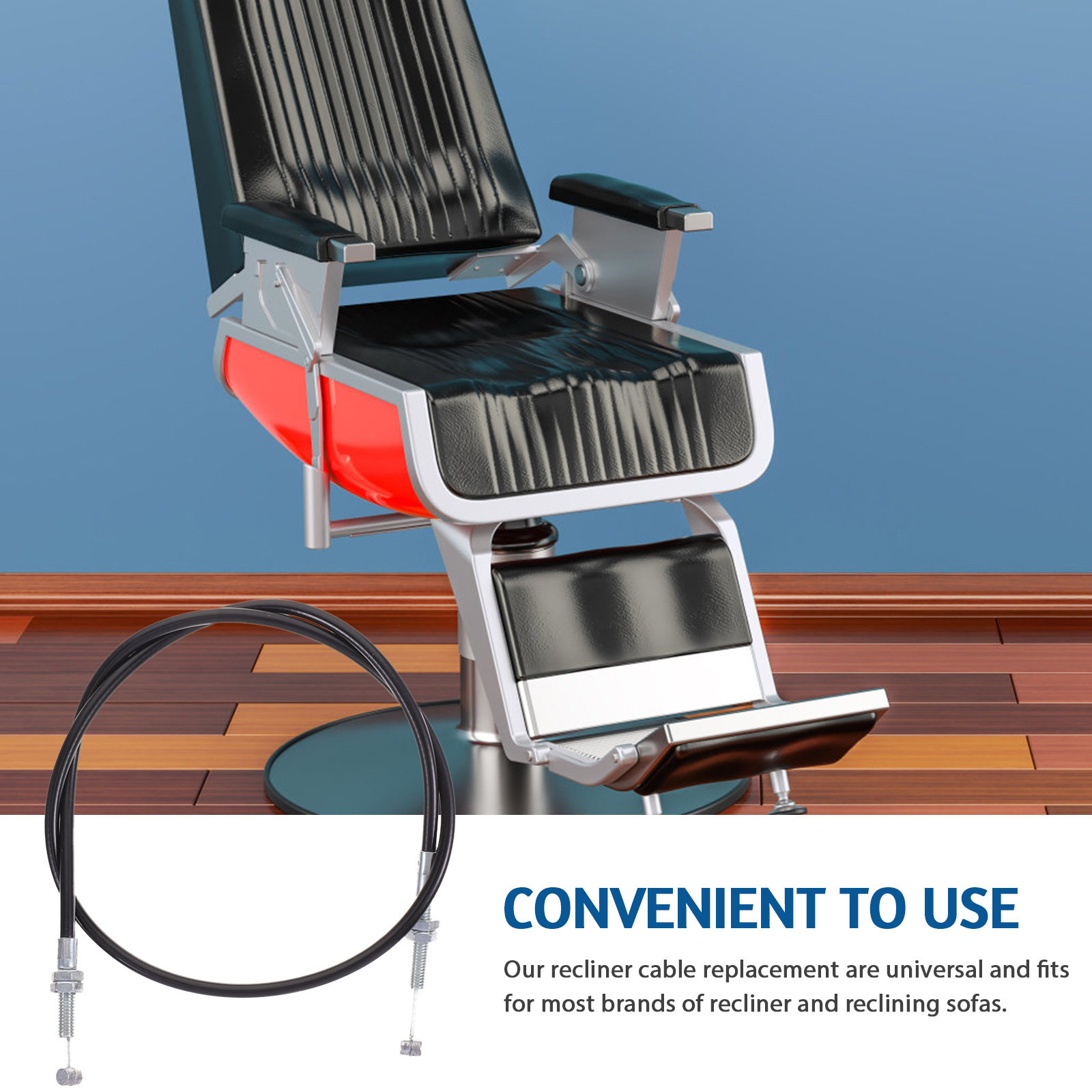 Furniture Hardware Products - Heavy-Duty Recliner Cable Replacement Kit for
