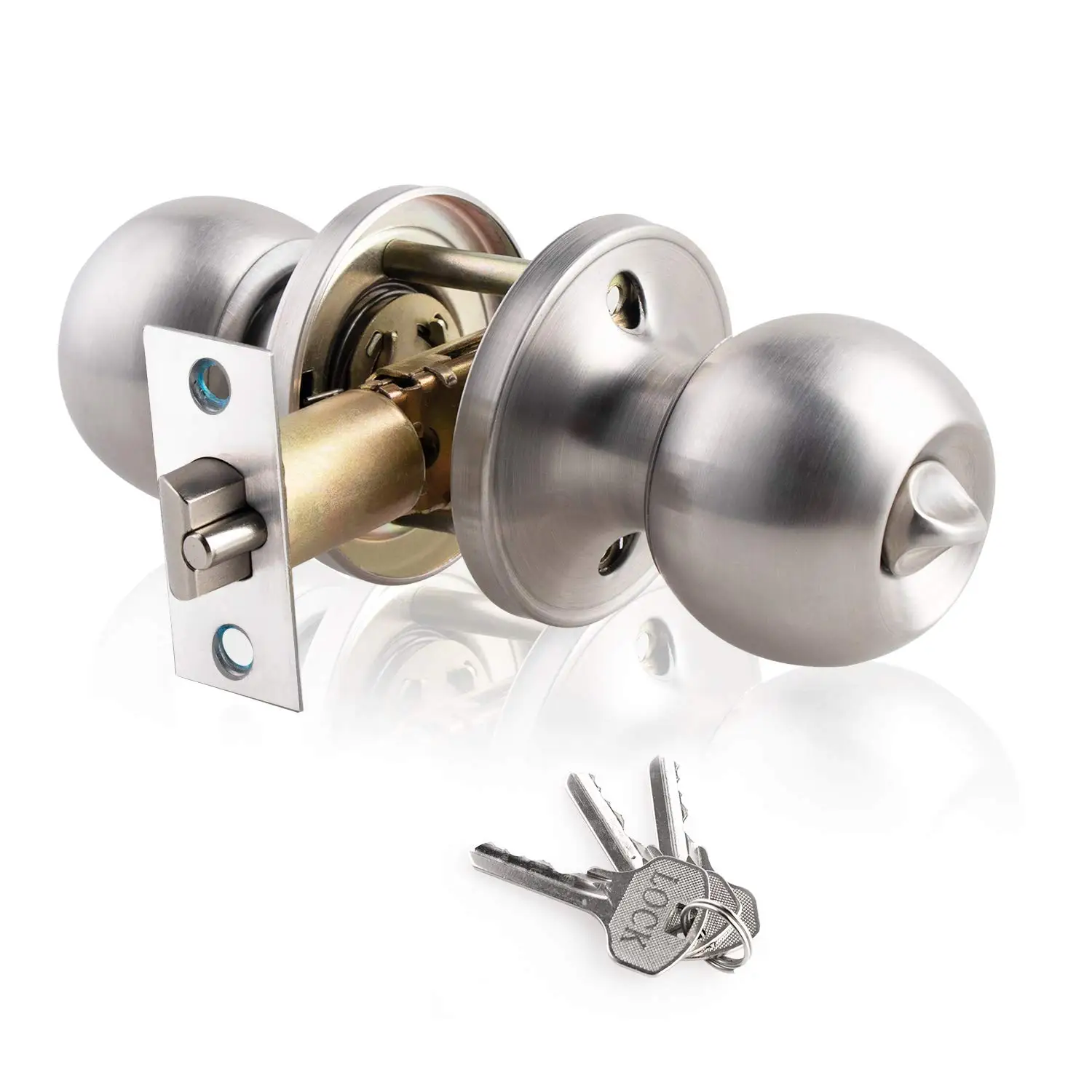 Keyed Entry Door Knob with Loc – Cabinet Knob Round Bewertung und Preis