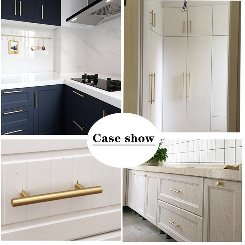 Modern Gold Brushed Straight C – Furniture Hardware Gold Bewertung und Preis