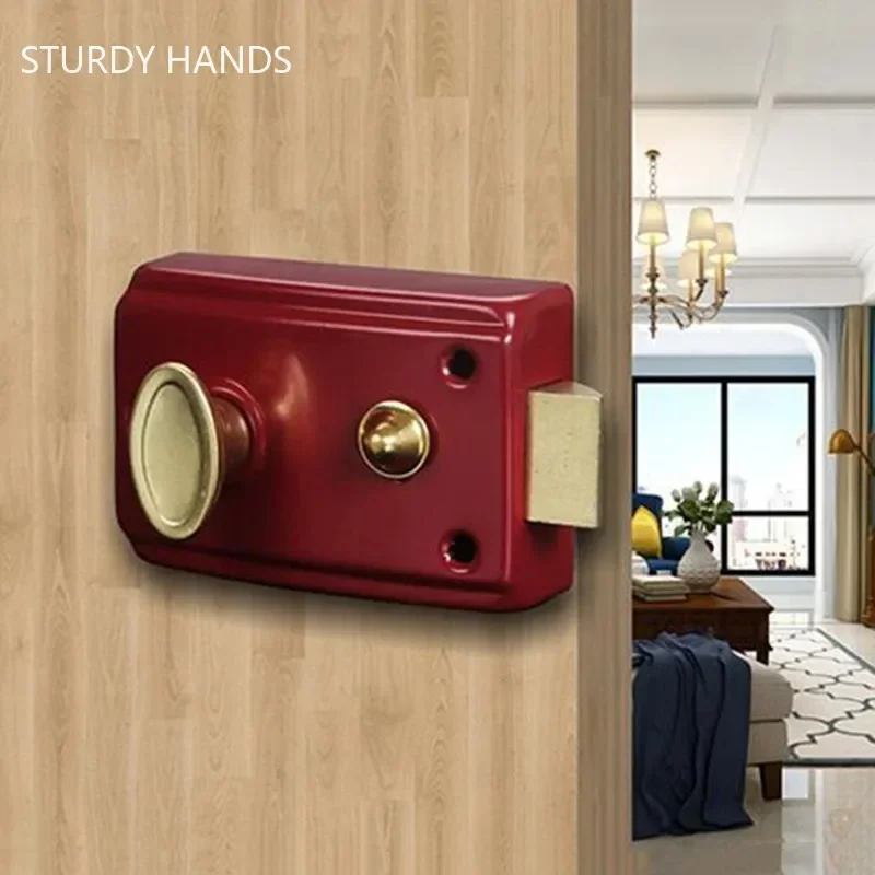 Exterior Door Retro Red Locks  – Furniture And Hardware Bewertung und Preis