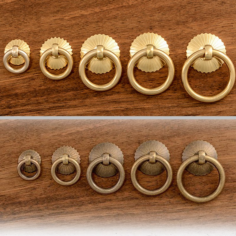 Vintage Brass Cabinet Ring Kno – Furniture Hardware Gold Bewertung und Preis
