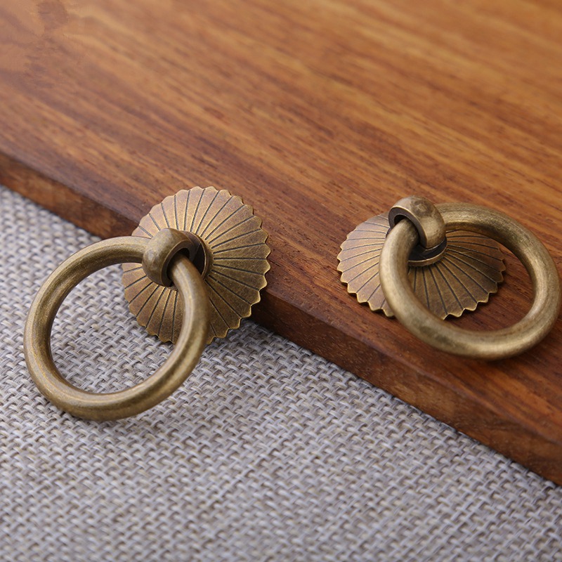 Vintage Brass Cabinet Ring Kno – Furniture Hardware Gold Bewertung und Preis