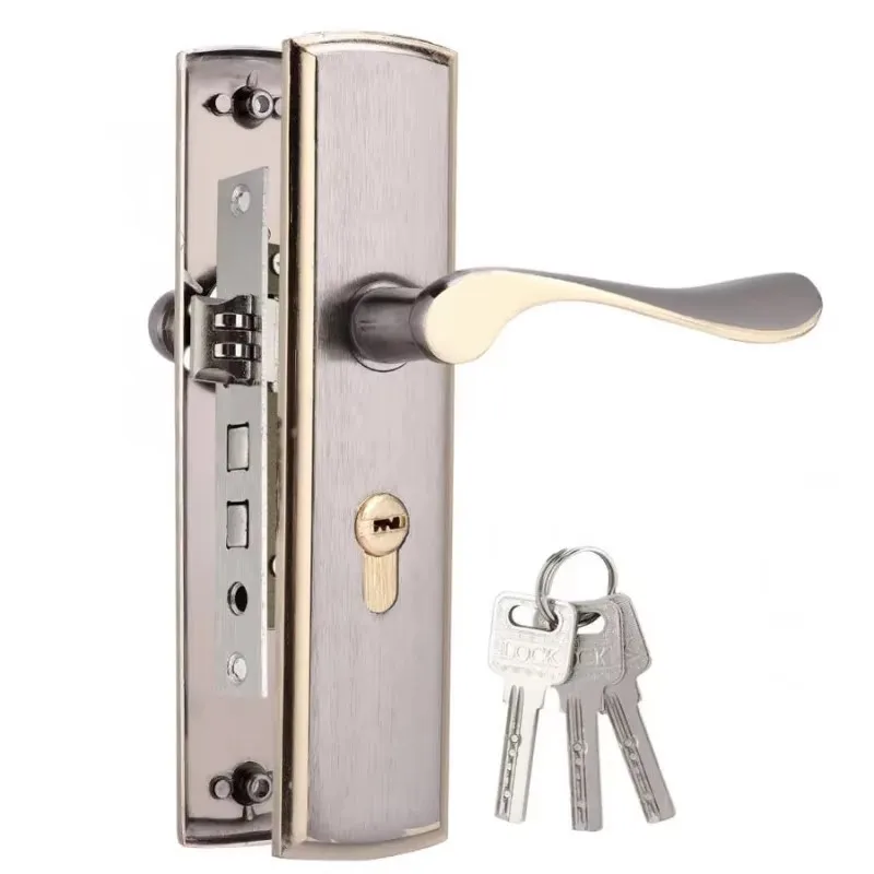 Gold Door Handle Lock Silent H – Furniture Hardware Gold Bewertung und Preis