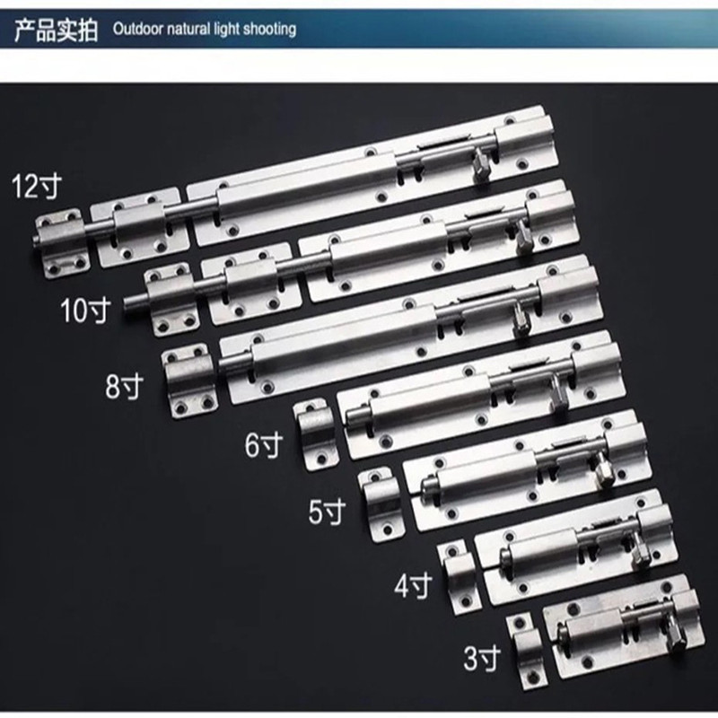 1Pc 3/4/5 Inch Long Silver Sta – Barrel Bolt Slide Bewertung und Preis