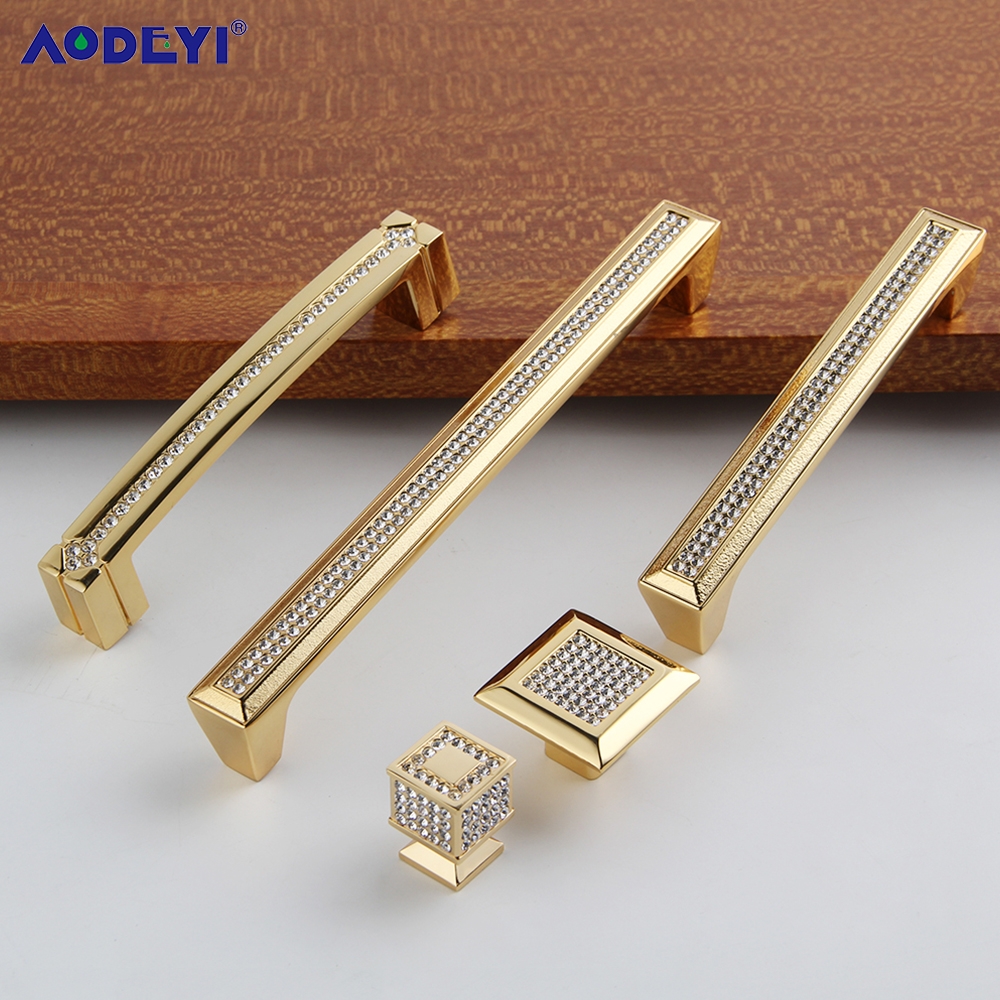 24K Real Gold Sliver Crystal D – Furniture Hardware Gold Bewertung und Preis