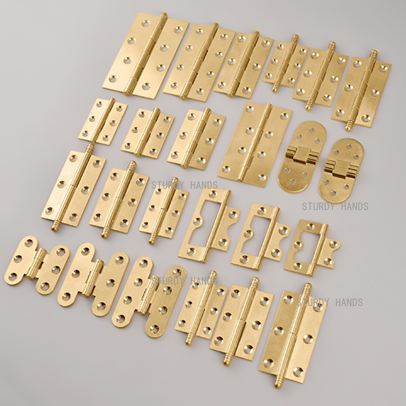 10pcs brass hinges, gold hinge – Furniture Hardware Gold Bewertung und Preis