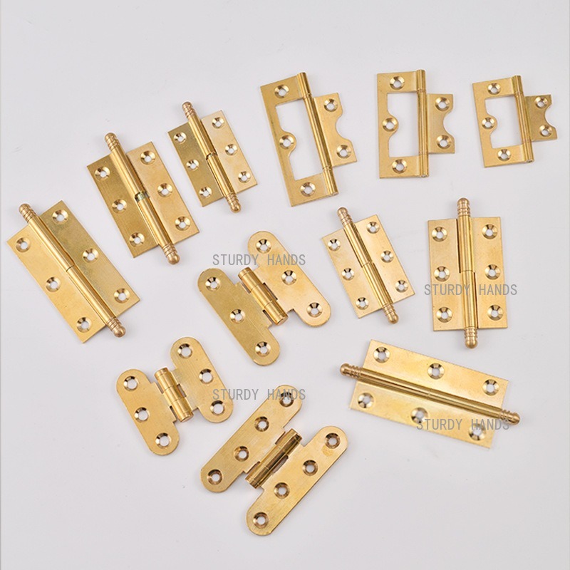 10pcs brass hinges, gold hinge – Furniture Hardware Gold Bewertung und Preis