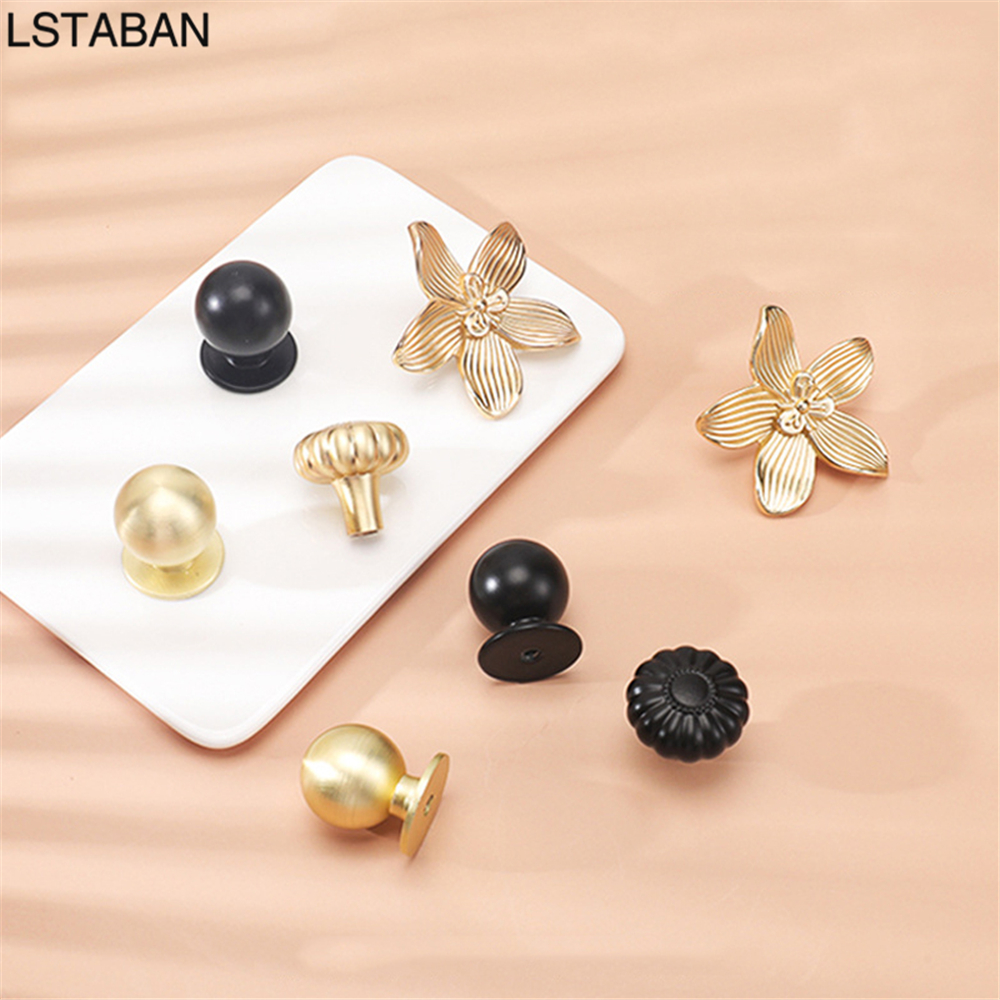 Flower Shape Solid Gold Kitche – Furniture Hardware Gold Bewertung und Preis