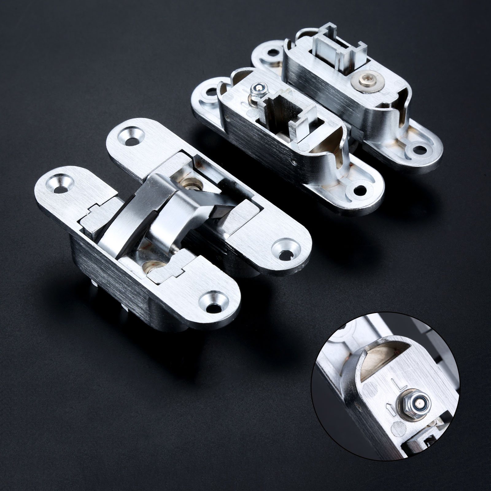 2 Pcs Zinc Alloy Hidden Hinges – Zinc Furniture Hardware Bewertung und Preis