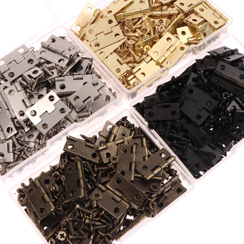 50pcs/box Hinges + 200 Screws  – Furniture Hardware Gold Bewertung und Preis