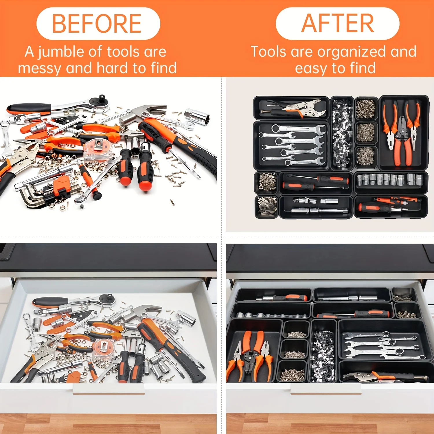 8/22/32pcs Tool Organizer Box  – Office Furniture Hardware Bewertung und Preis