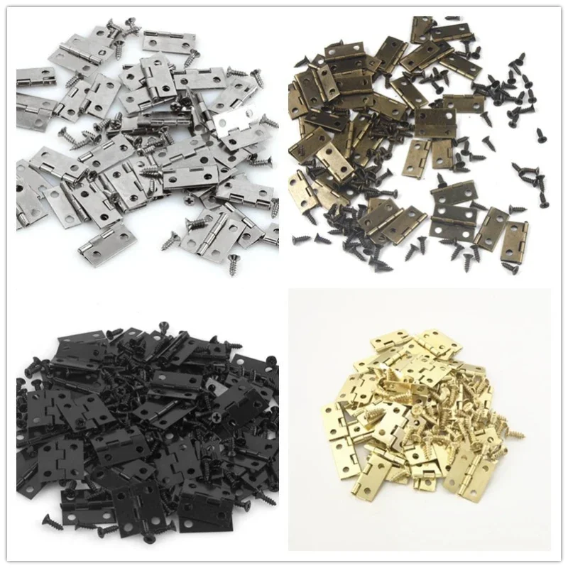 50pcs Mini Hinge For Small Cra – Furniture Hardware Gold Bewertung und Preis