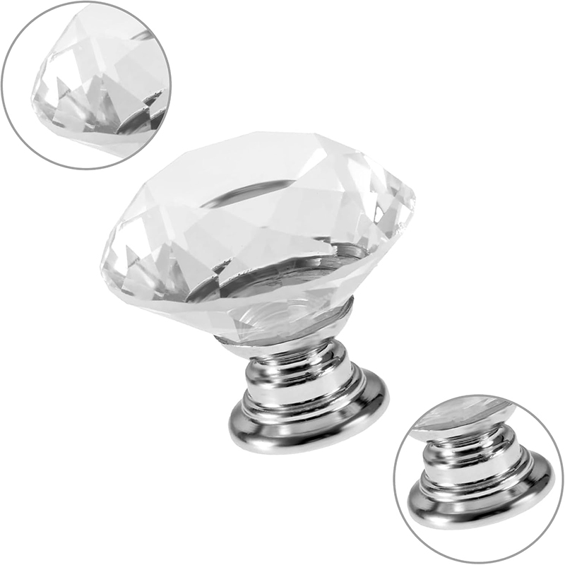 6Pcs Cabinet Knob with Screws  – Cabinet Knob Round Bewertung und Preis