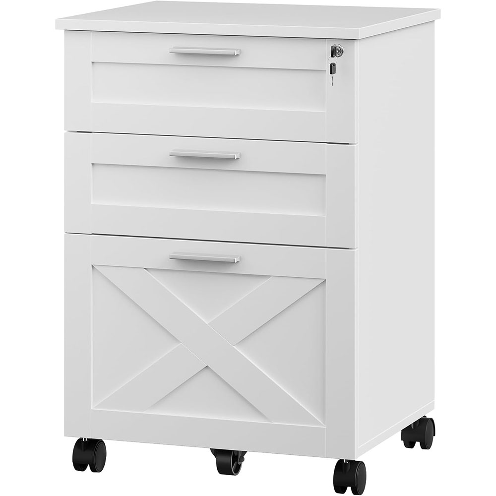 3-Drawer Rolling File Cabinet  – Office Furniture Hardware Bewertung und Preis