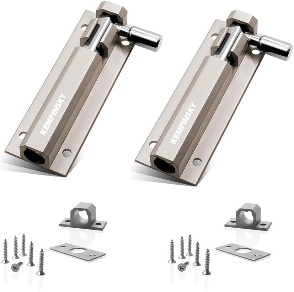 2 Pack Door Security Slide Lat – Barrel Bolt Slide Bewertung und Preis