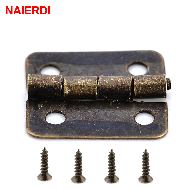 50PCS NAIERDI Antique Hinge Mi – Furniture Hardware Gold Bewertung und Preis