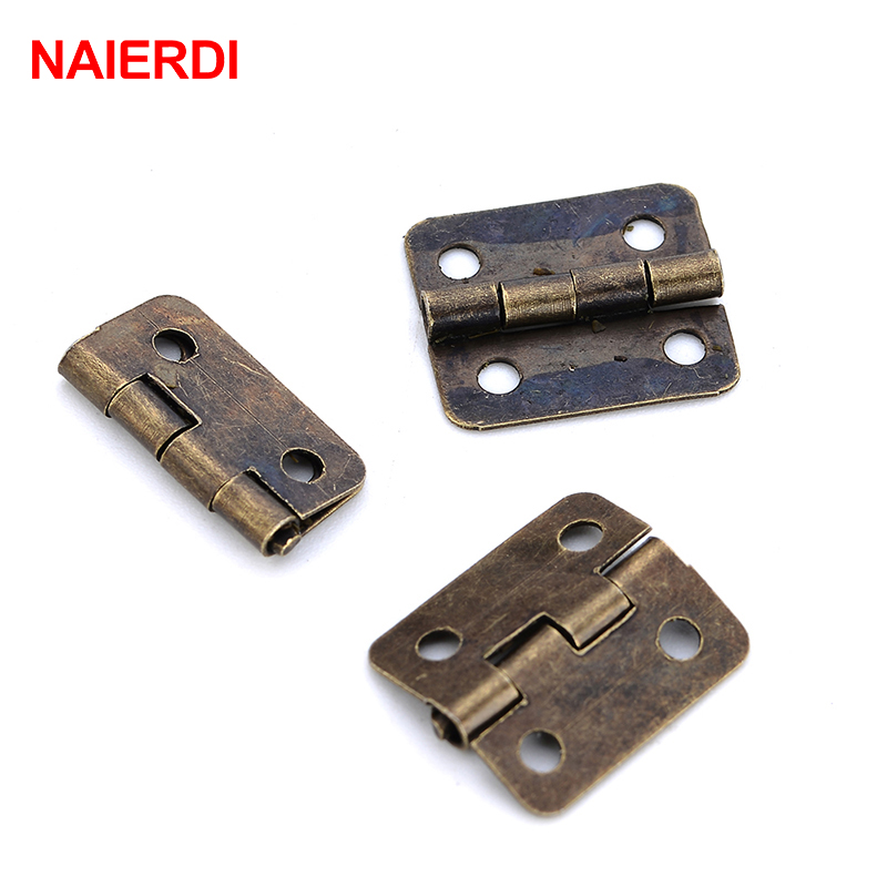 50PCS NAIERDI Antique Hinge Mi – Furniture Hardware Gold Bewertung und Preis