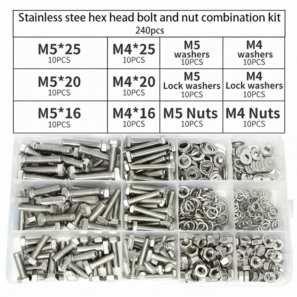 240Pcs Stainless Steel Hex Bol – Furniture And Hardware Bewertung und Preis